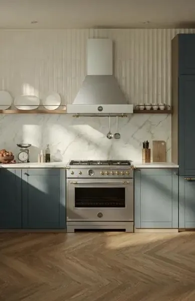 Bertazzoni Heritage Series Stainless Steel 36" Dual Fuel Range