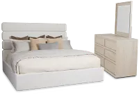 Capraia Light Beige Uph Panel Bedroom