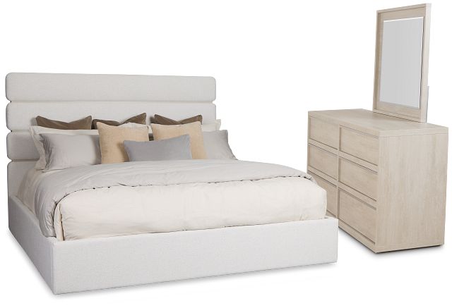 Capraia Light Beige Uph Panel Bedroom