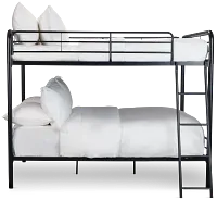 Rory Black Metal Bunk Bed