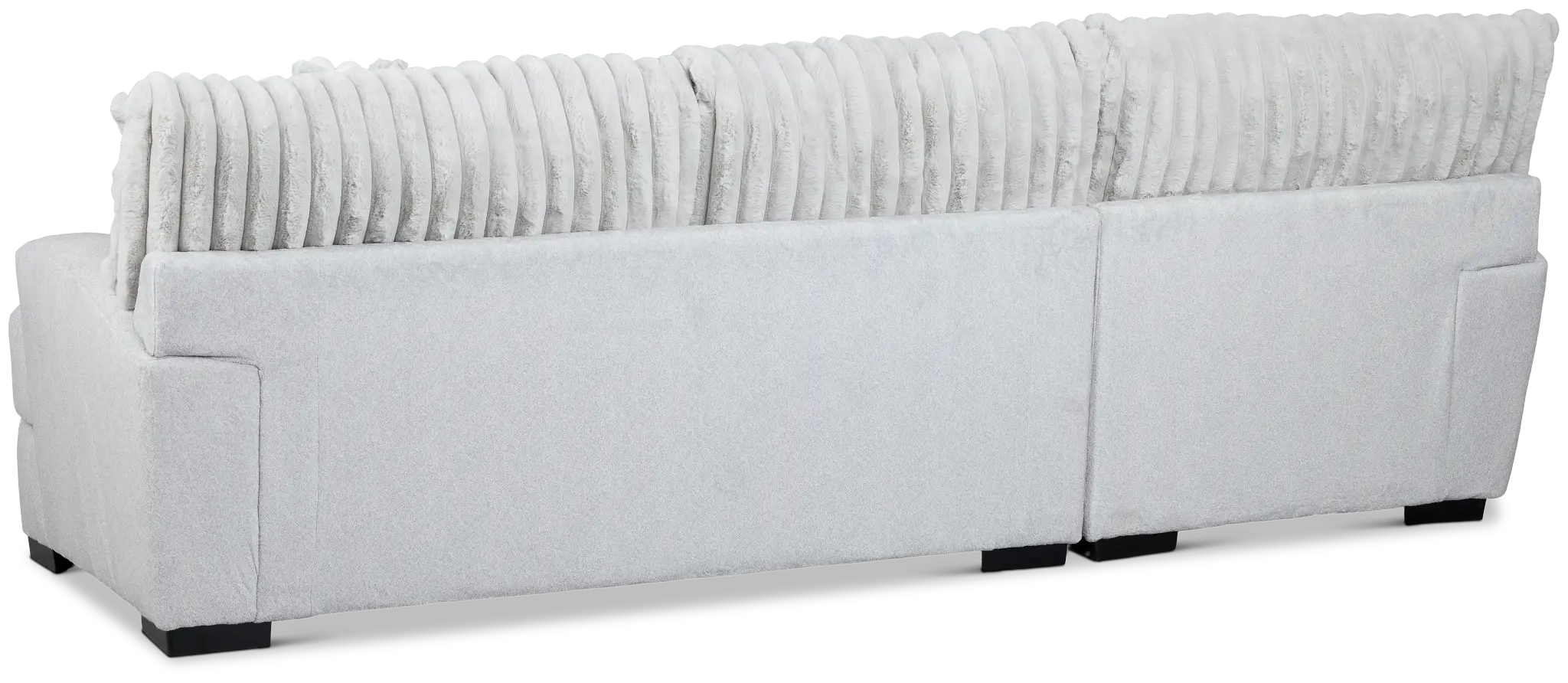 Kylie Light Gray Fabric Left Chaise Sectional Kylie Light Gray Fabric Left Chaise Sectional