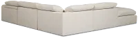 Drift Light Beige Fabric Medium Left Bumper Power Sectional