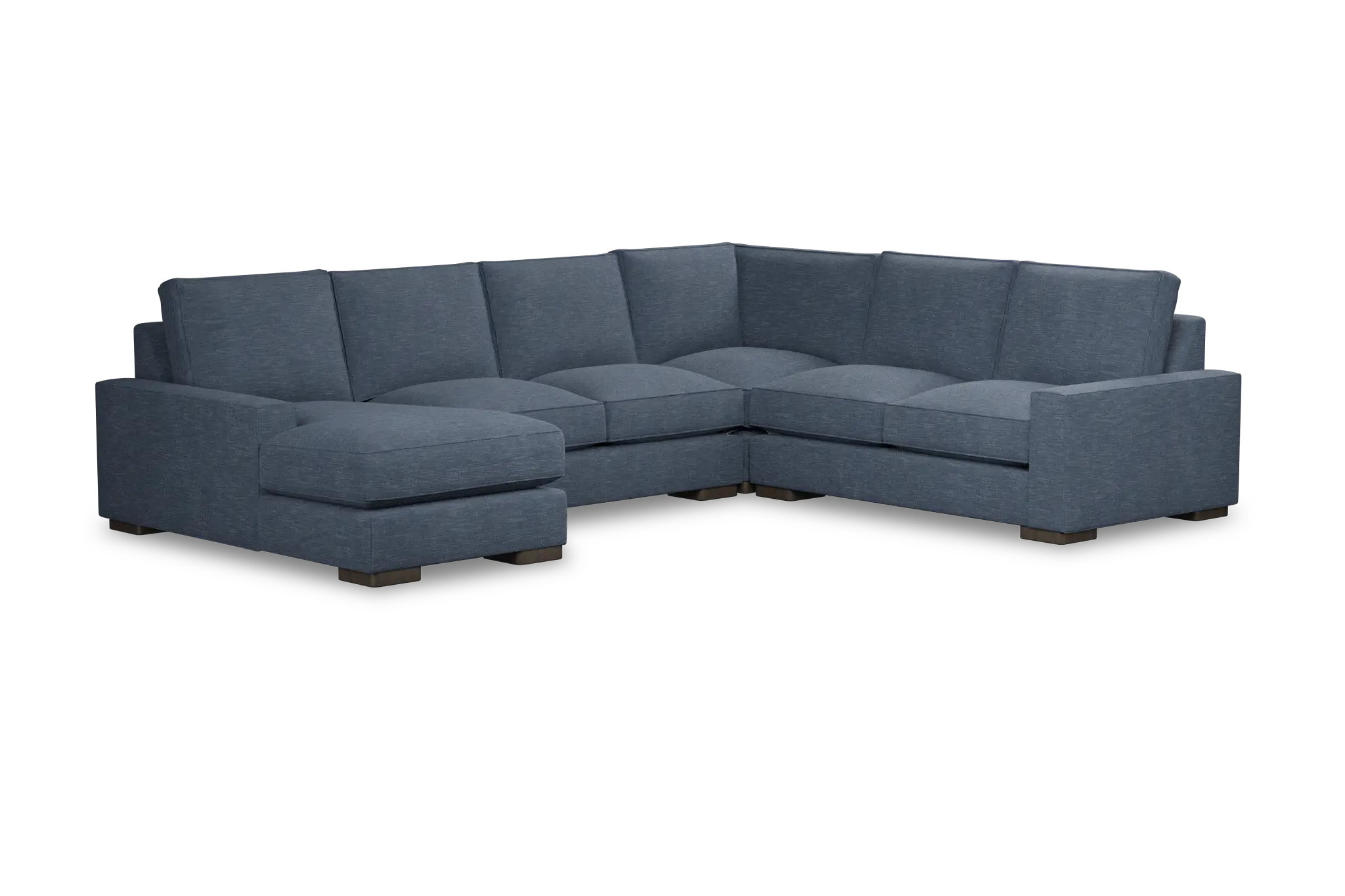 Edgewater Elevation Dark Blue Medium Left Chaise Sectional Edgewater Elevation Dark Blue Medium Left Chaise Sectional