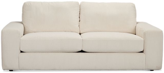 Charlie Ivory Fabric Sofa