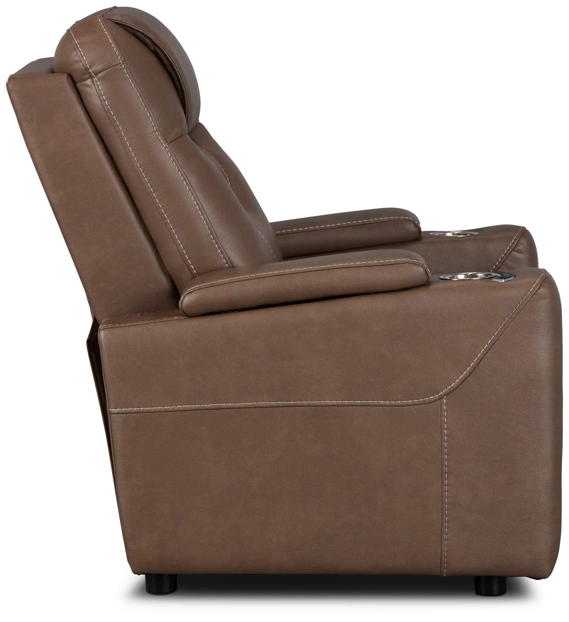 Vantage Dark Taupe Micro Power Recliner Vantage Dark Taupe Micro Power Recliner