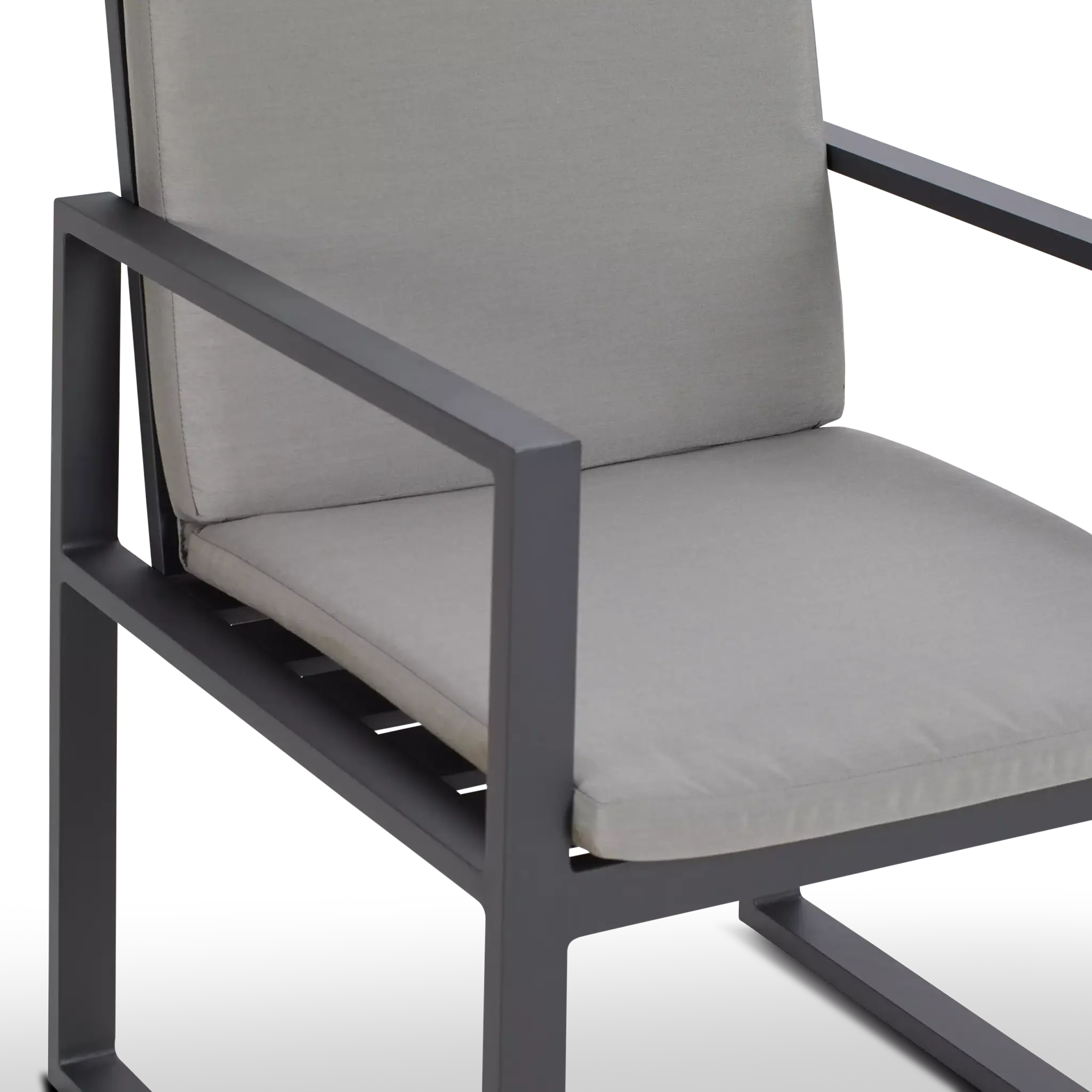 Linear Dark Gray Arm Chair Linear Dark Gray Arm Chair
