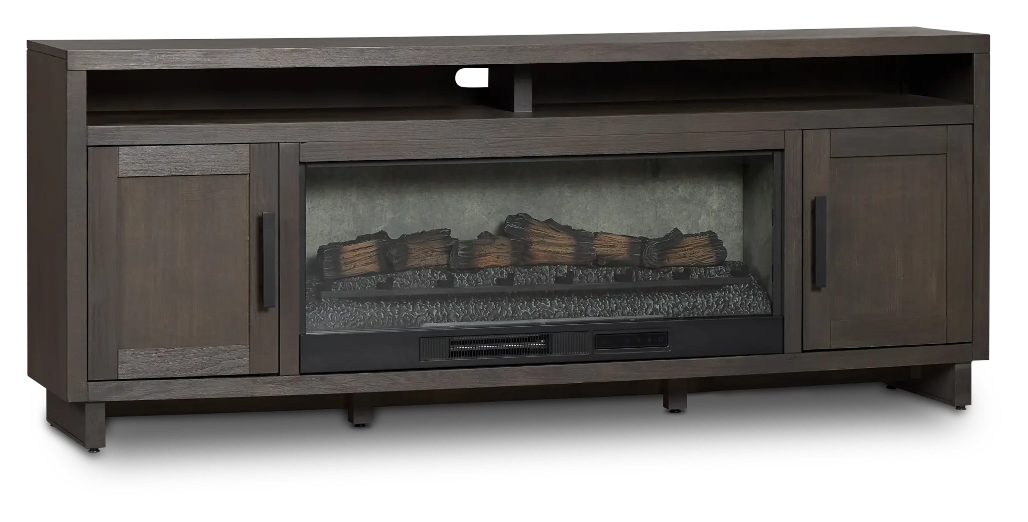 Richmond Gray 80" Tv Stand With Fireplace Insert Richmond Gray 80" Tv Stand With Fireplace Insert