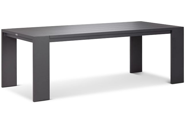 Linear Dark Gray 87" Rectangular Table