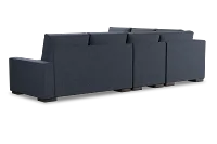 Edgewater Maguire Blue Medium Two-arm Sectional