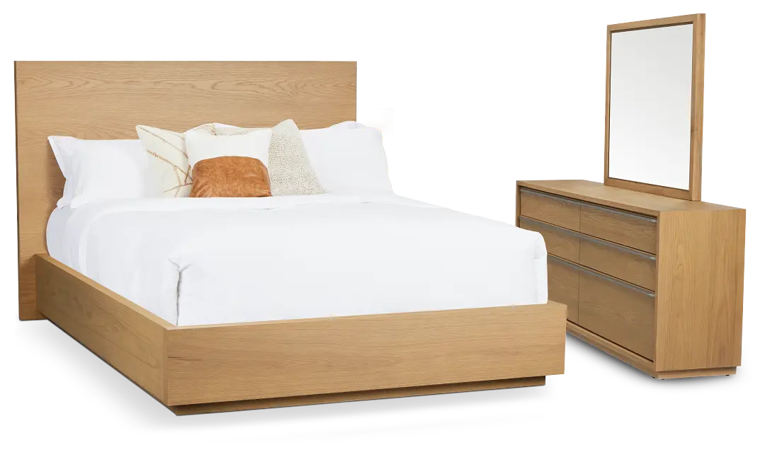 Haven Light Tone Platform Bedroom Haven Light Tone Platform Bedroom