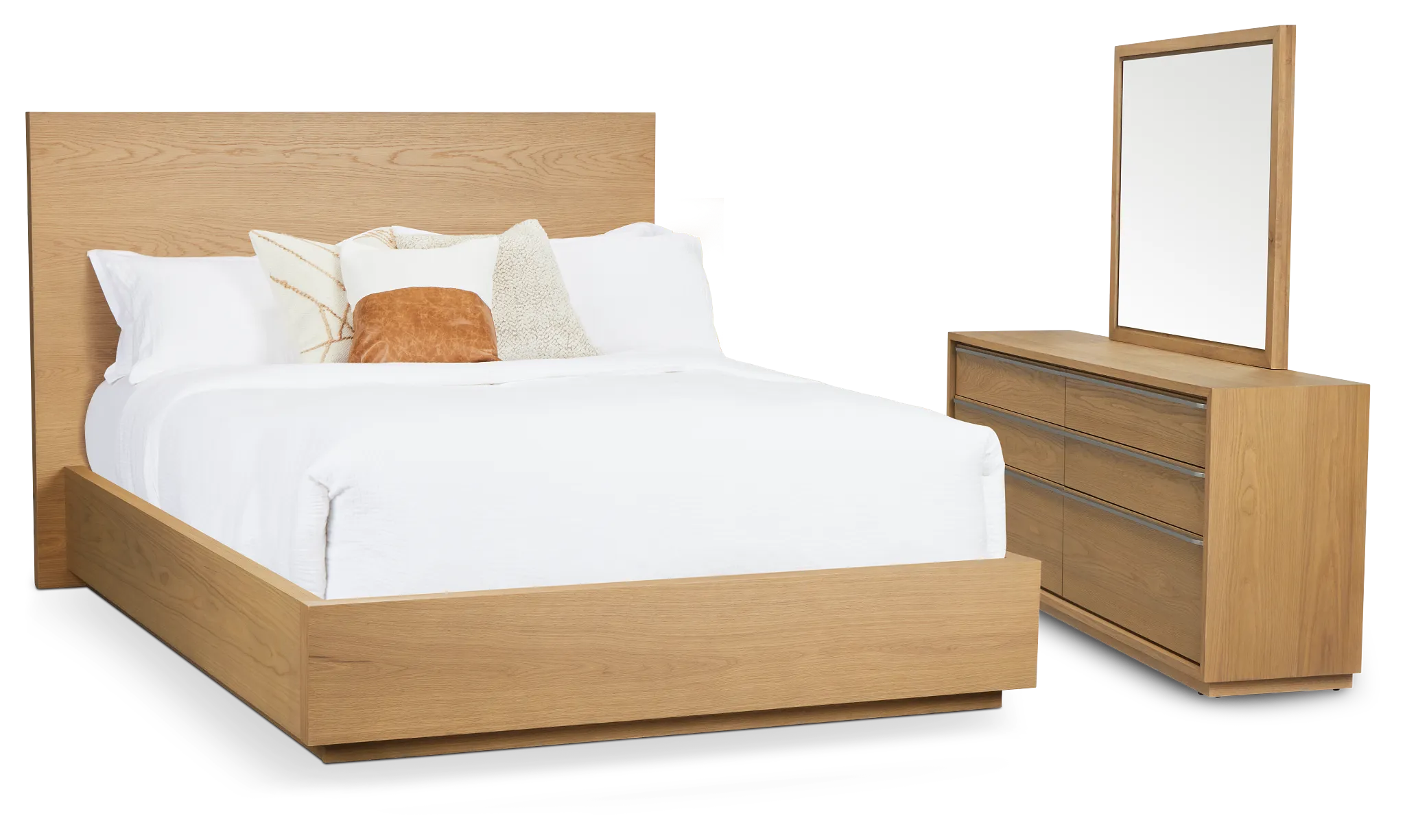 Haven Light Tone Platform Bedroom