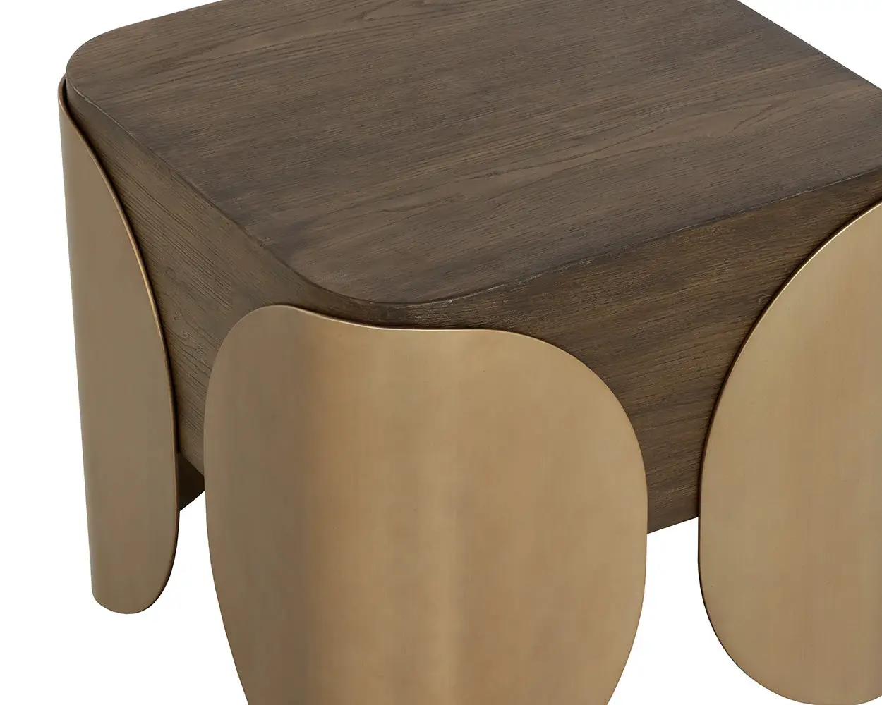 Amalie Dark Tone Square End Table Amalie Dark Tone Square End Table