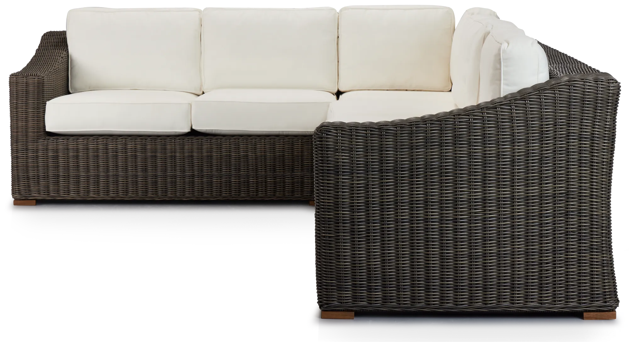 Canyon Gray White Medium Right Sectional