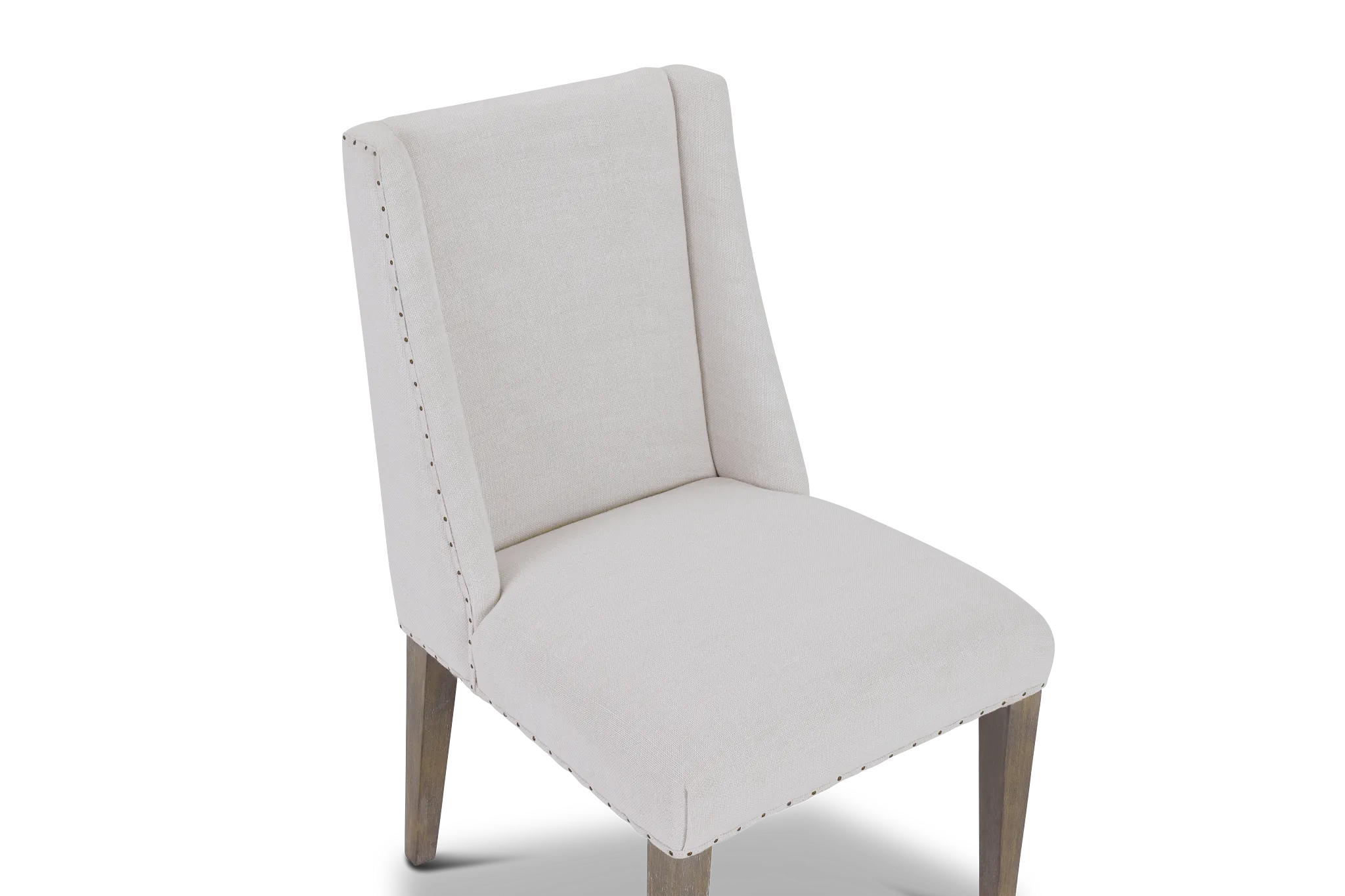 Berlin White Upholstered Arm Chair