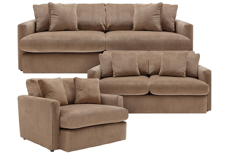 Tara2 Dark Taupe Micro Living Room Living Room Living Room