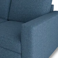 Citymod Blue Fabric Small Two-arm Sectional