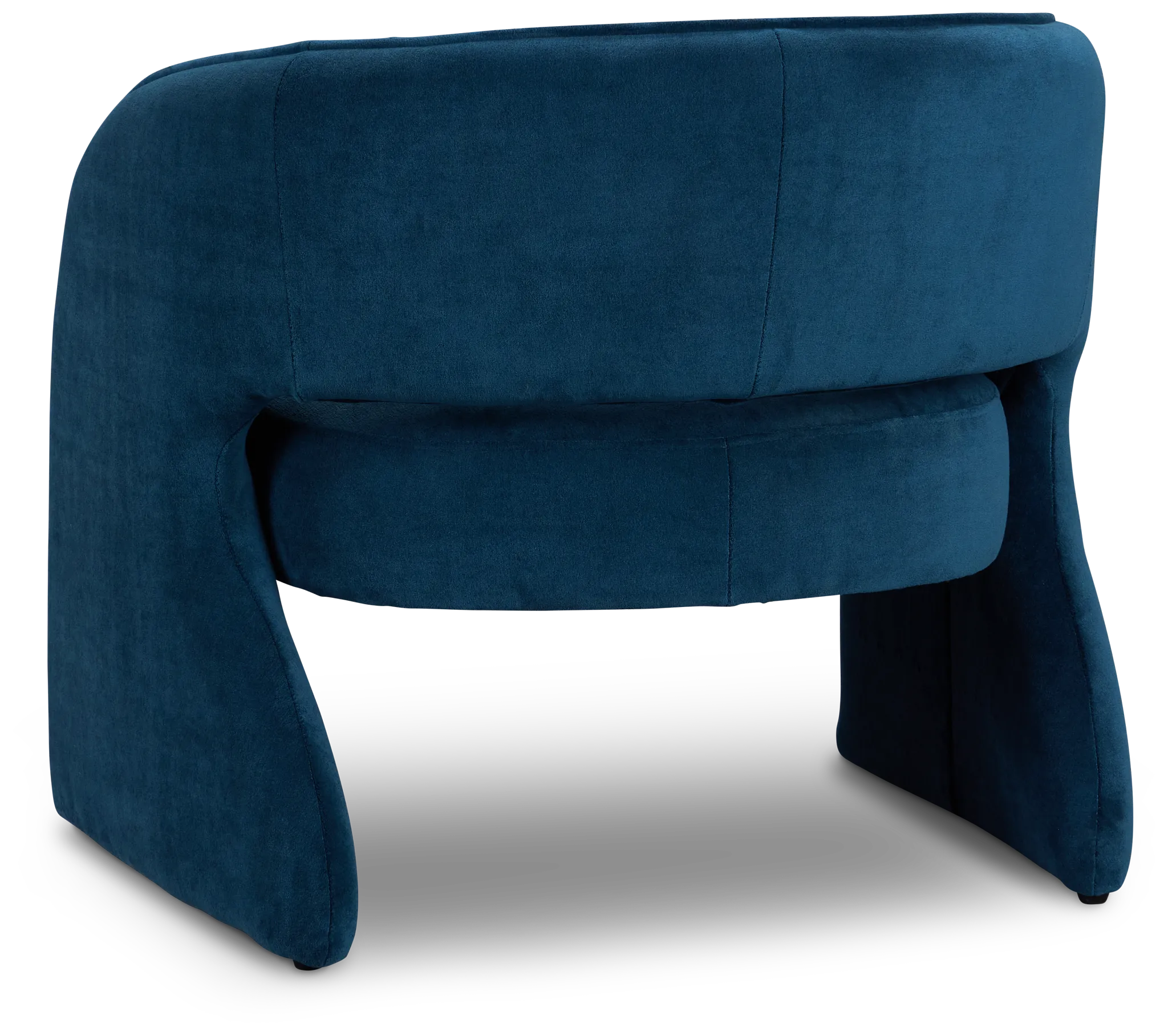 Noel Dark Blue Velvet Accent Chair