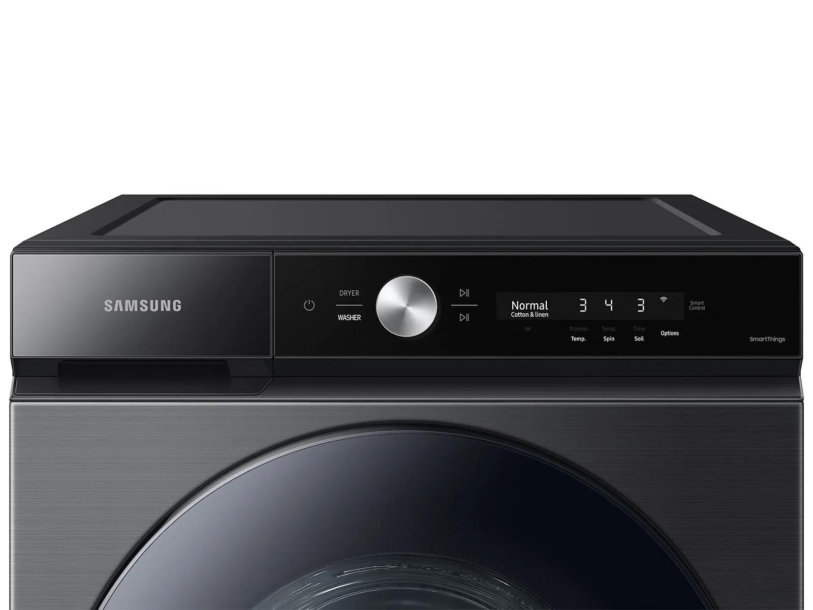 Samsung Bespoke Series Black Front Load Washer