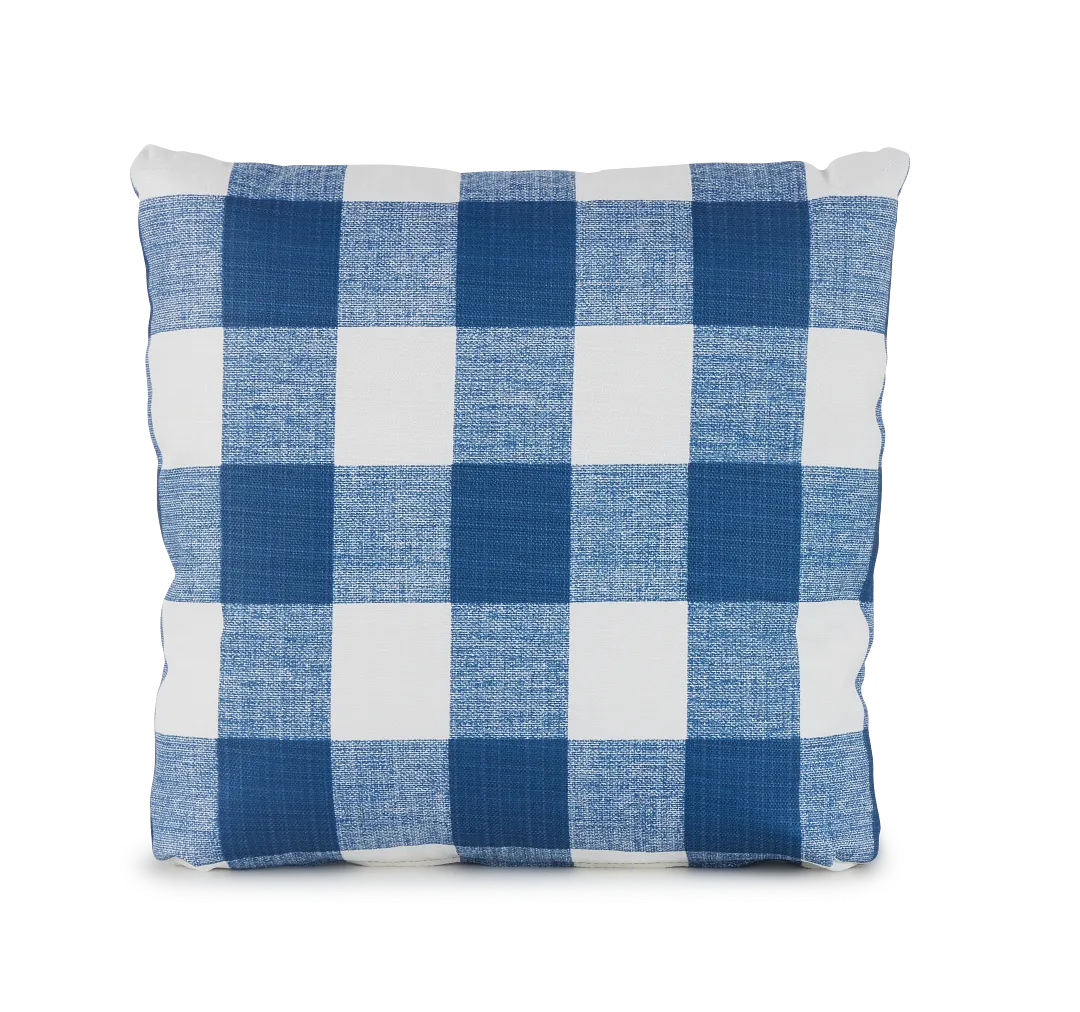 Anderson Dark Blue 18" Indoor/outdoor Square Accent Pillow