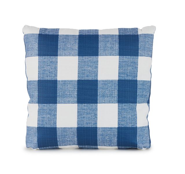 Anderson Dark Blue 18" Indoor/outdoor Square Accent Pillow