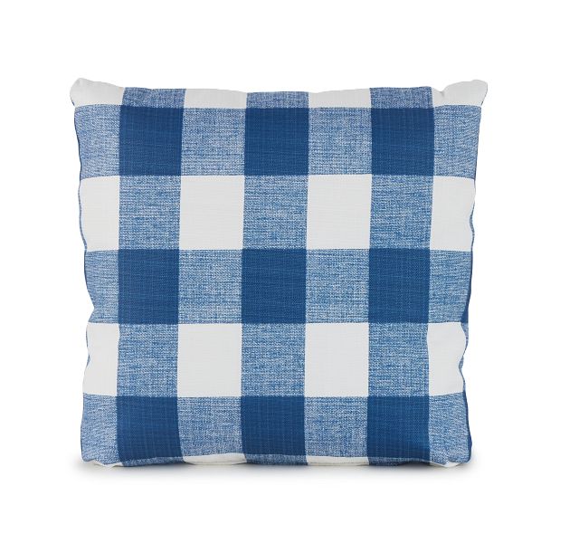 Anderson Dark Blue 18" Indoor/outdoor Square Accent Pillow
