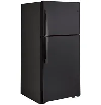 Ge Profile 22 Series Black Top Freezer Refrigerator