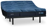 Iseries Nxg 2500 12.5" Plush Baselogic Platinum Adjustable Base Mattress Set