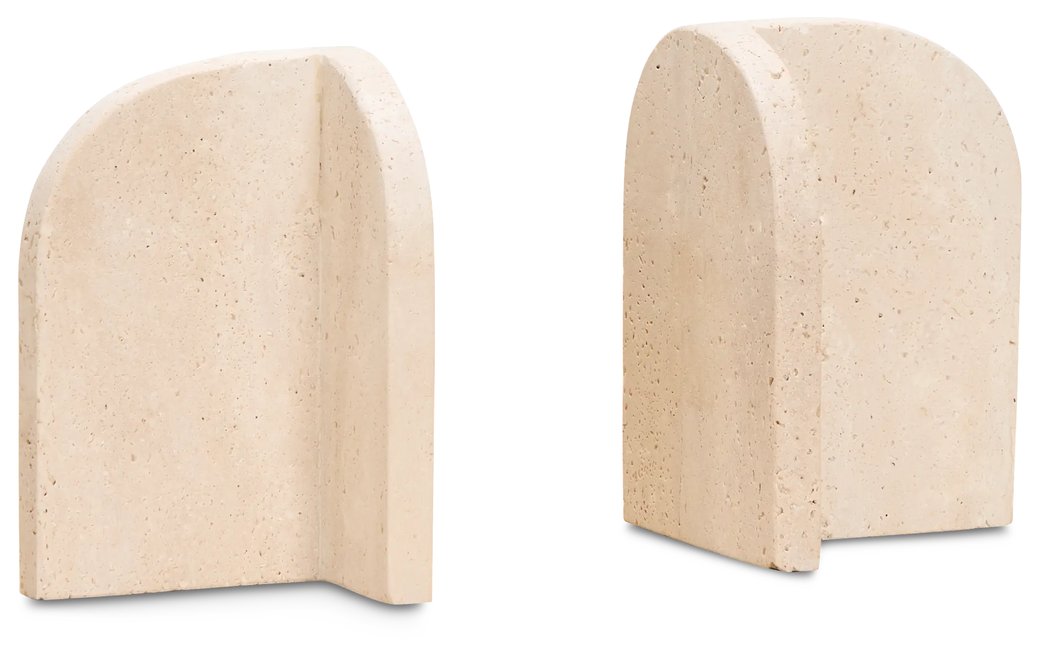 Kaia Beige Stone Bookends Kaia Beige Stone Bookends