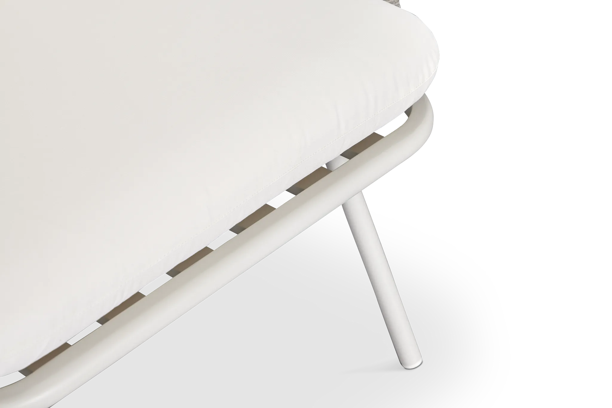 Antigua White Rope Arm Chair