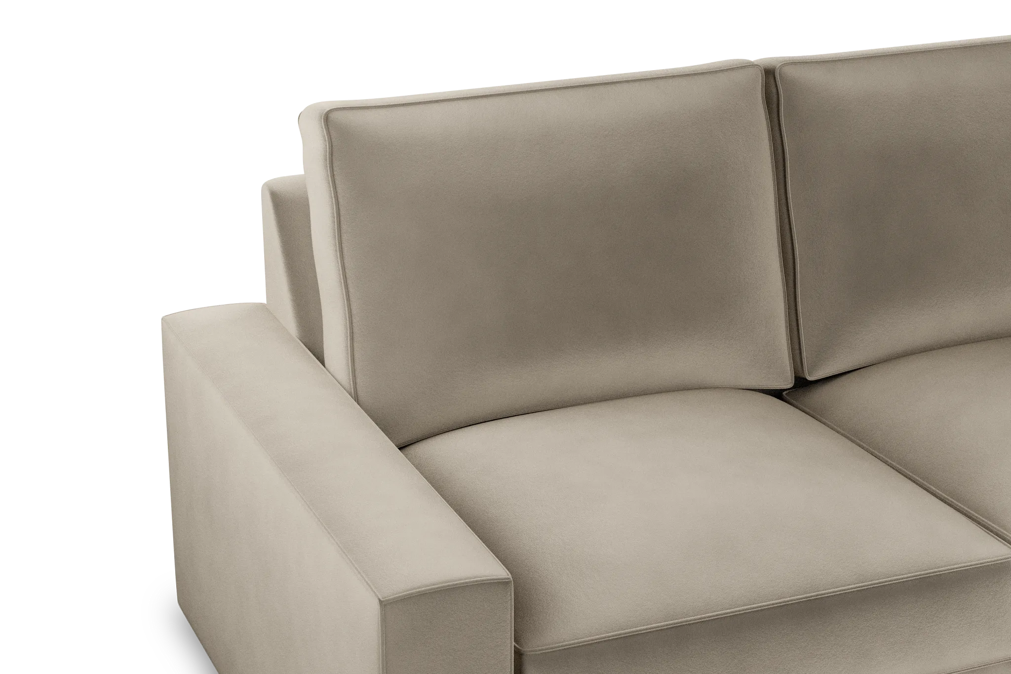 Edgewater Joya Beige Large Two-arm Sectional