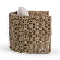 Panther Beige Woven Cushioned Chair