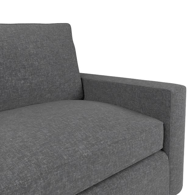 Siesta Delray Dark Gray Small Memory Foam Sleeper