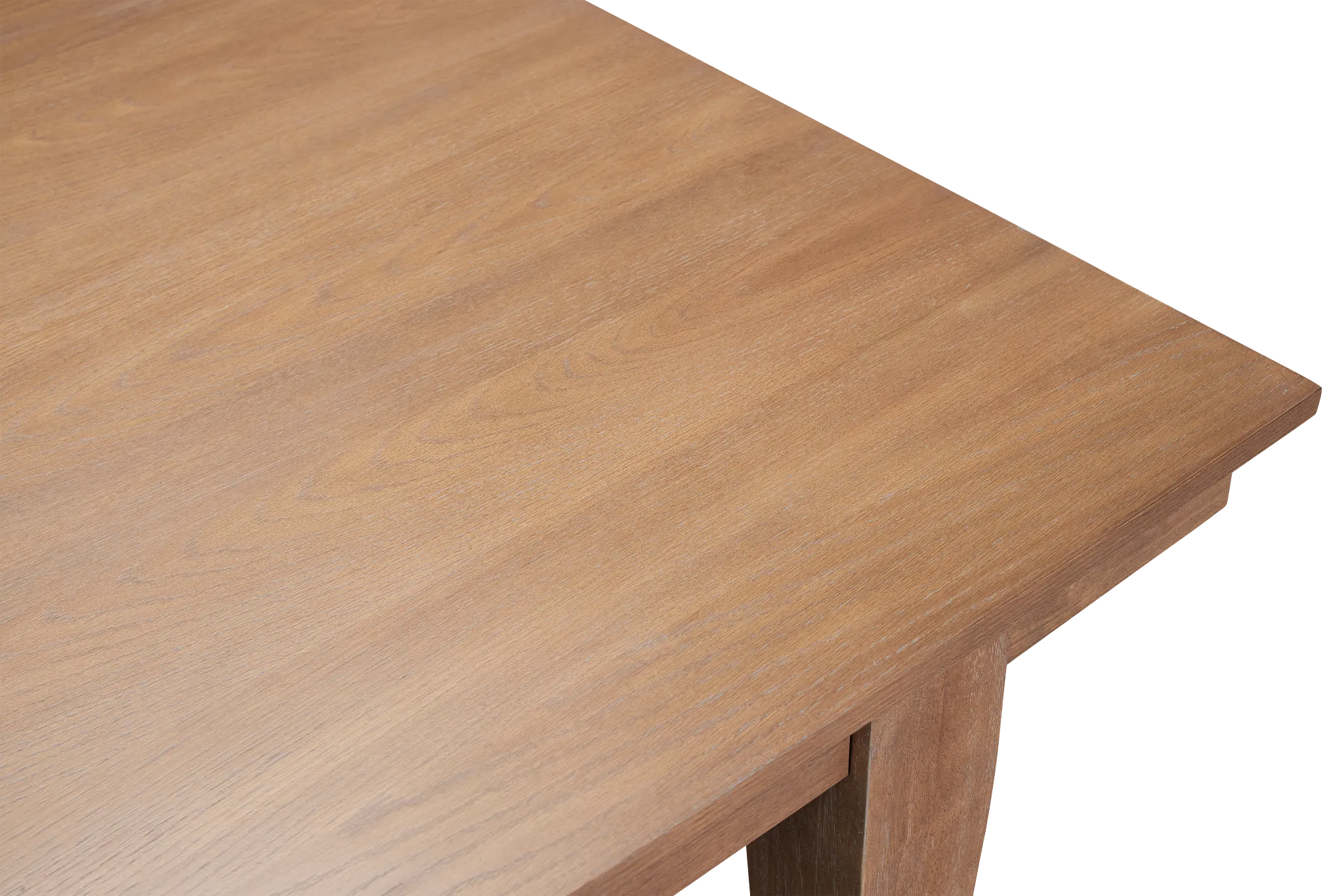 Provo Mid Tone Rect Table & 4 Wood Chairs