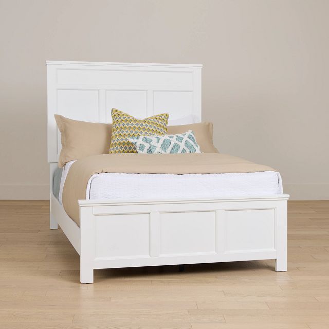 Seabrook White Panel Bed