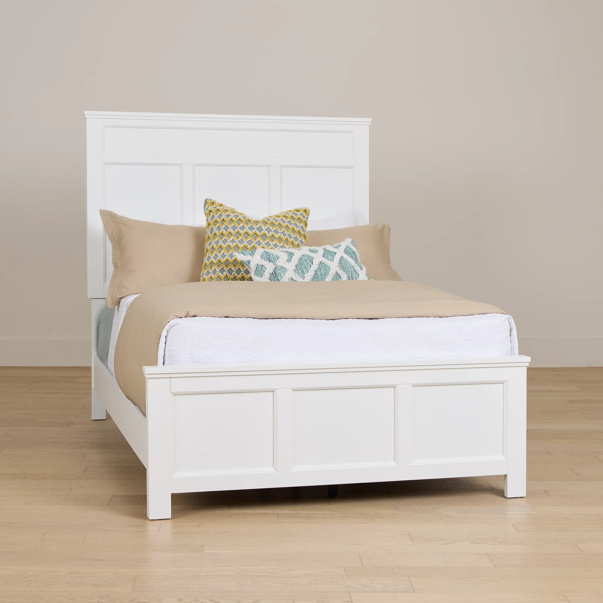 Seabrook White Panel Bed