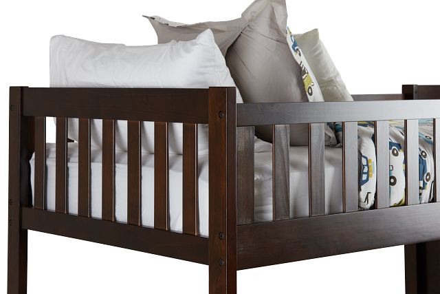 Bailey Dark Tone Trundle Bunk Bed