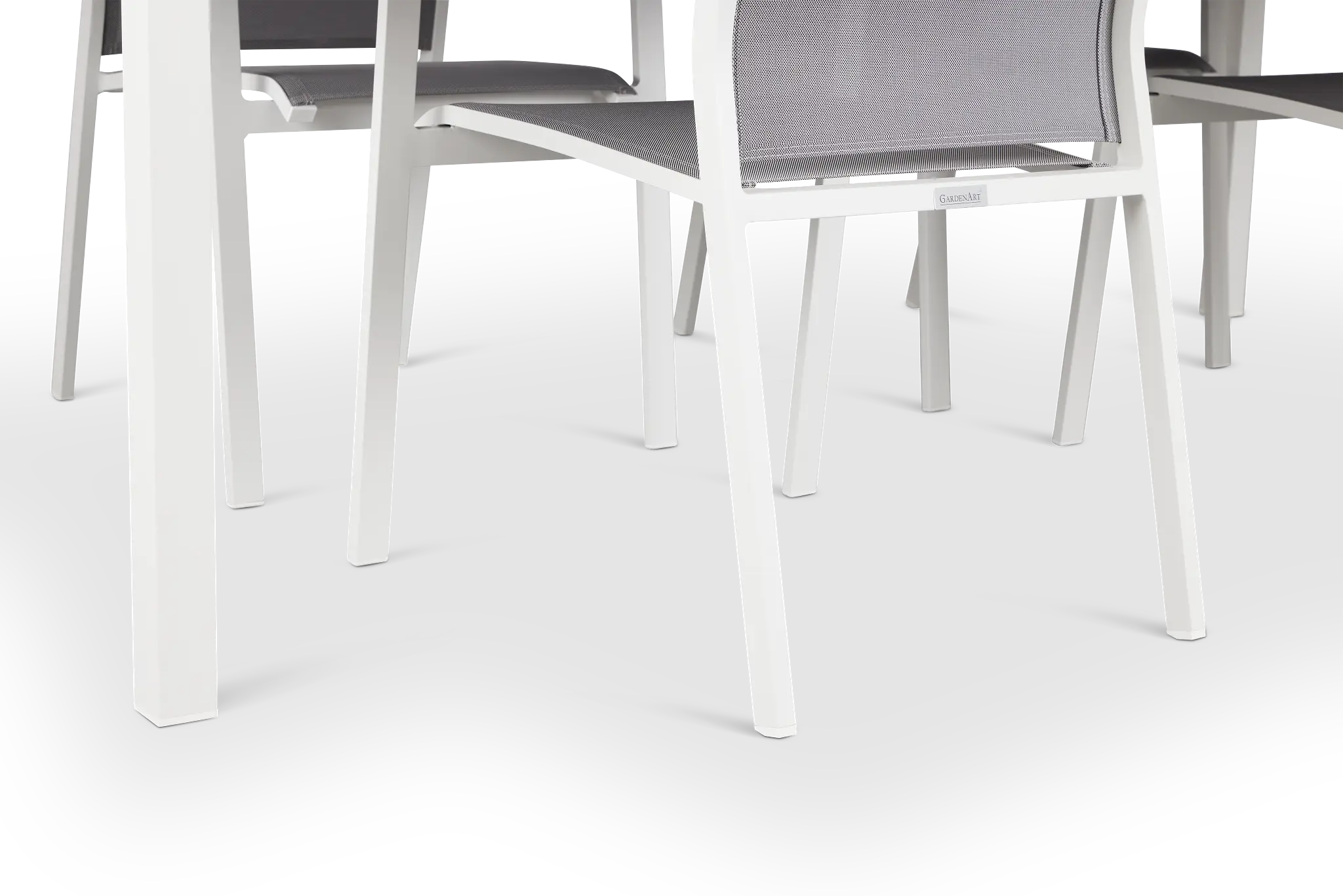 Lisbon Gray 86" Rectangular Table & 4 Chairs Lisbon Gray 86" Rectangular Table & 4 Chairs