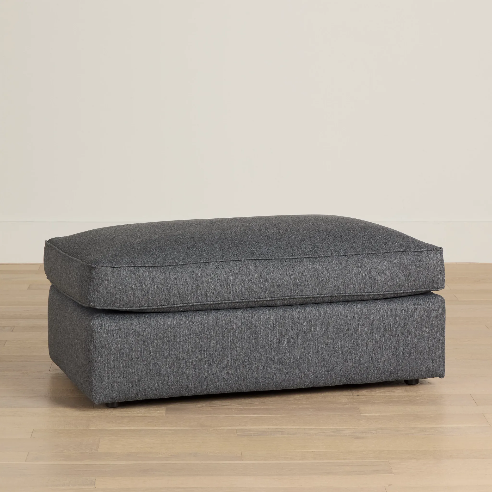 Siesta Delray Dark Gray Fabric Ottoman