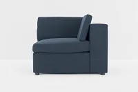 Destin Elite Dark Blue Fabric Corner Chair