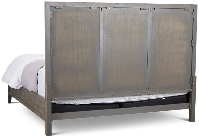 Alden Gray Wood Platform Bed