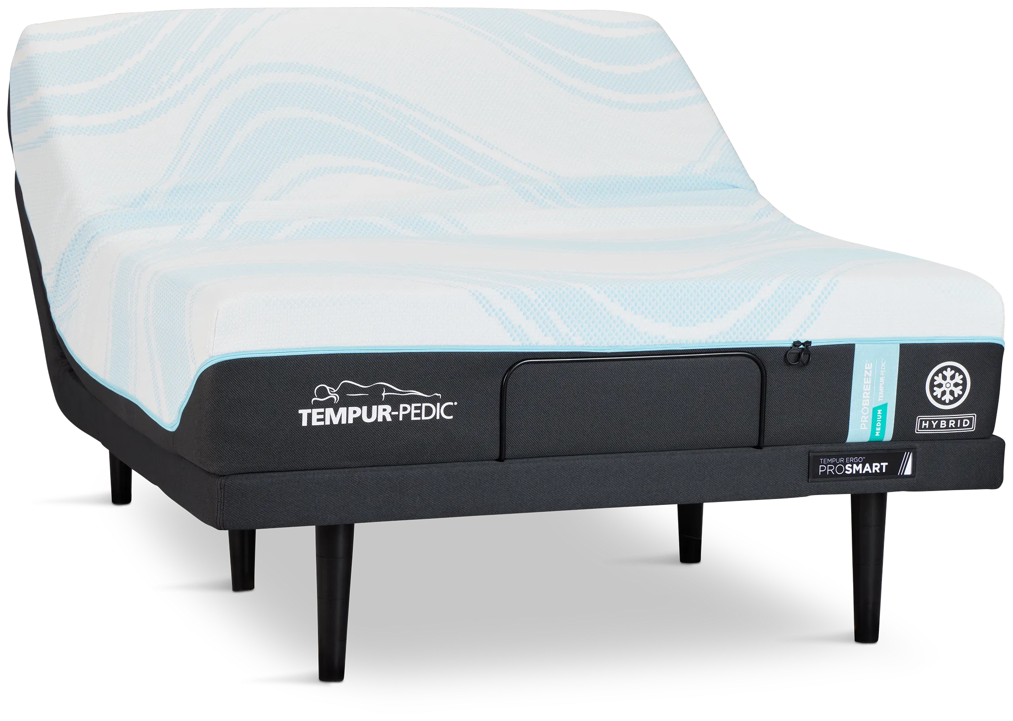 Tempur-pedic Tempur-probreeze Medium Ergo Prosmart Adjustable Mattress Set