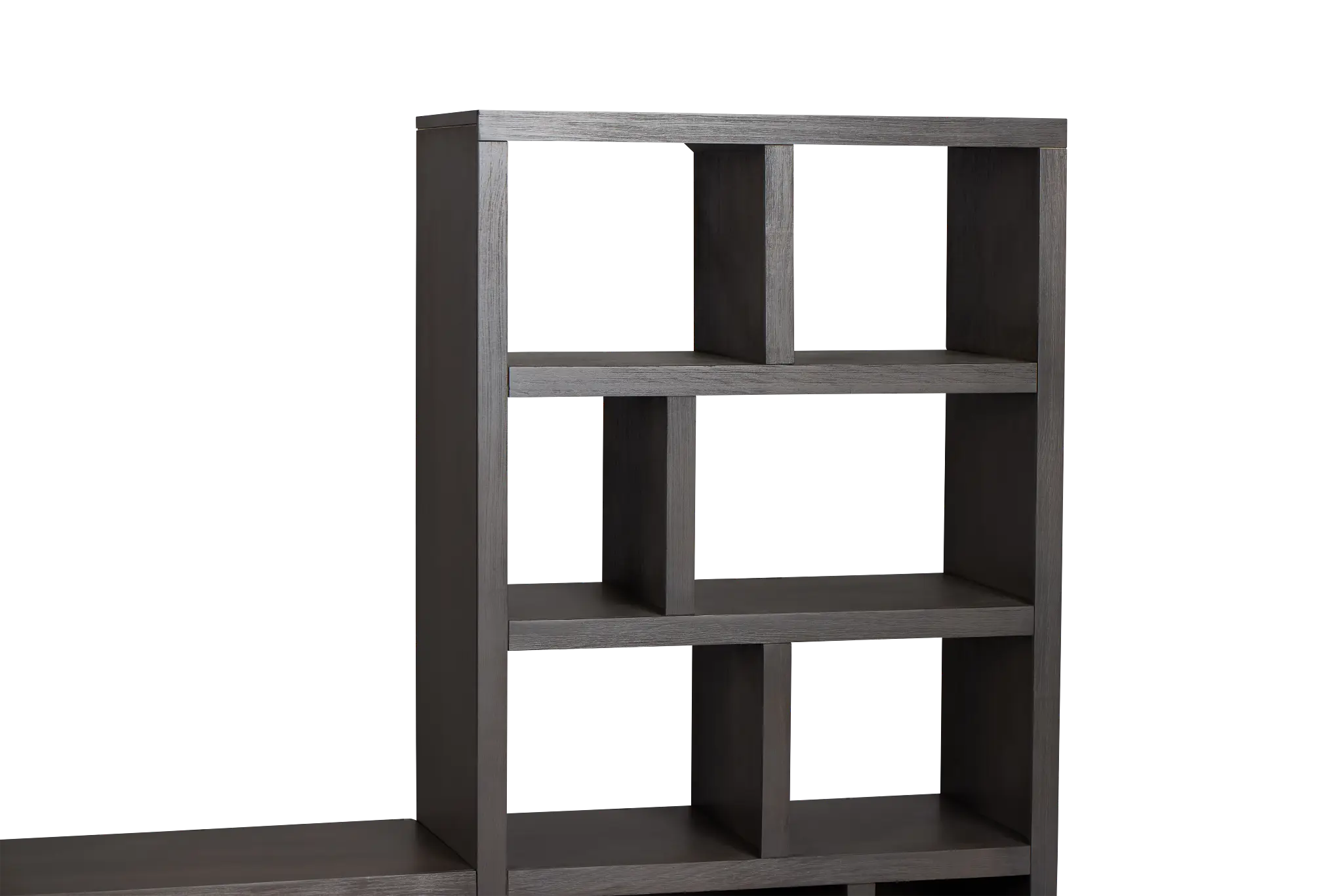 Richmond Gray 80" Open Pier Entertainment Wall With Fireplace Richmond Gray 80" Open Pier Entertainment Wall With Fireplace