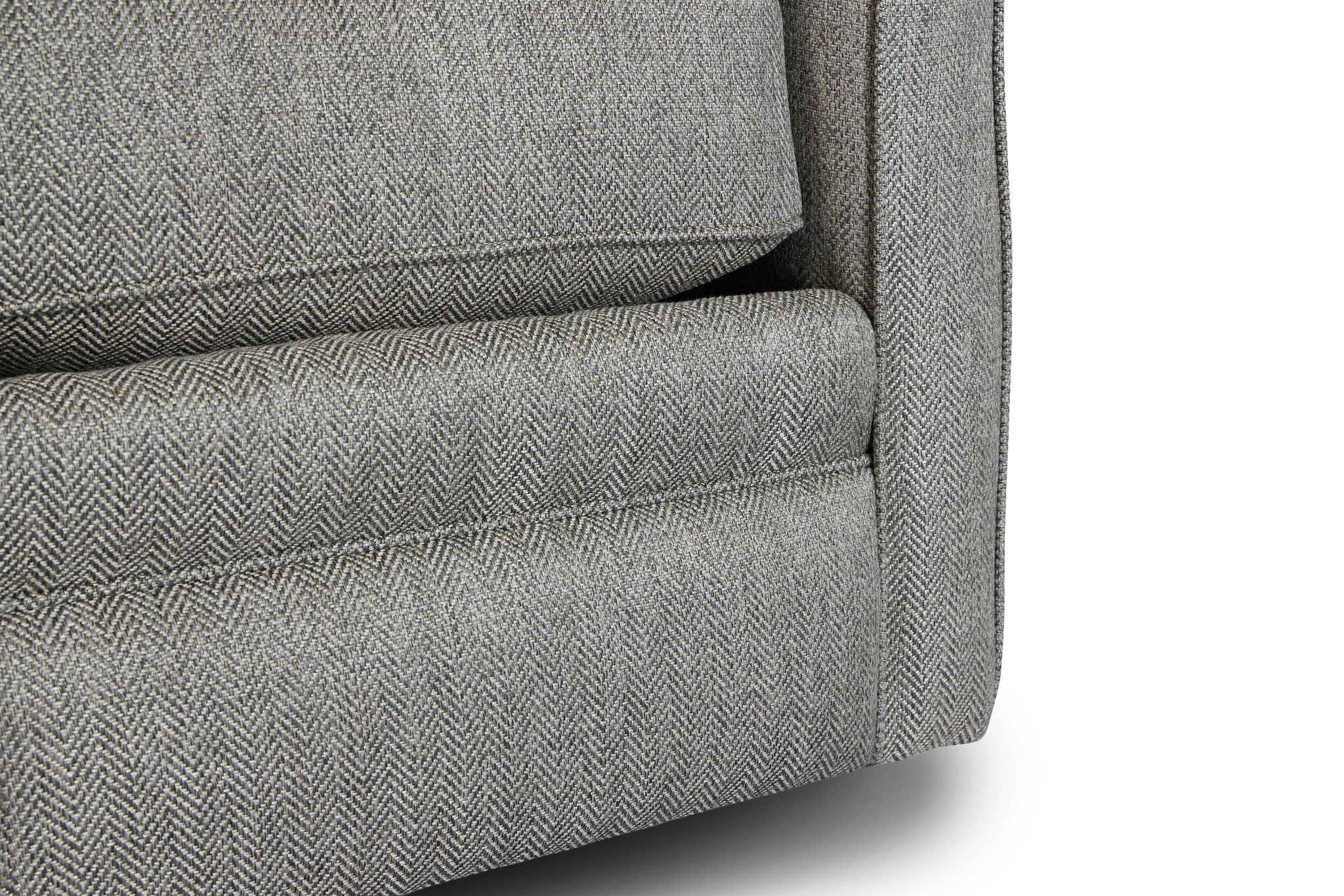 Avery Dark Gray Fabric Swivel Rocking Glider