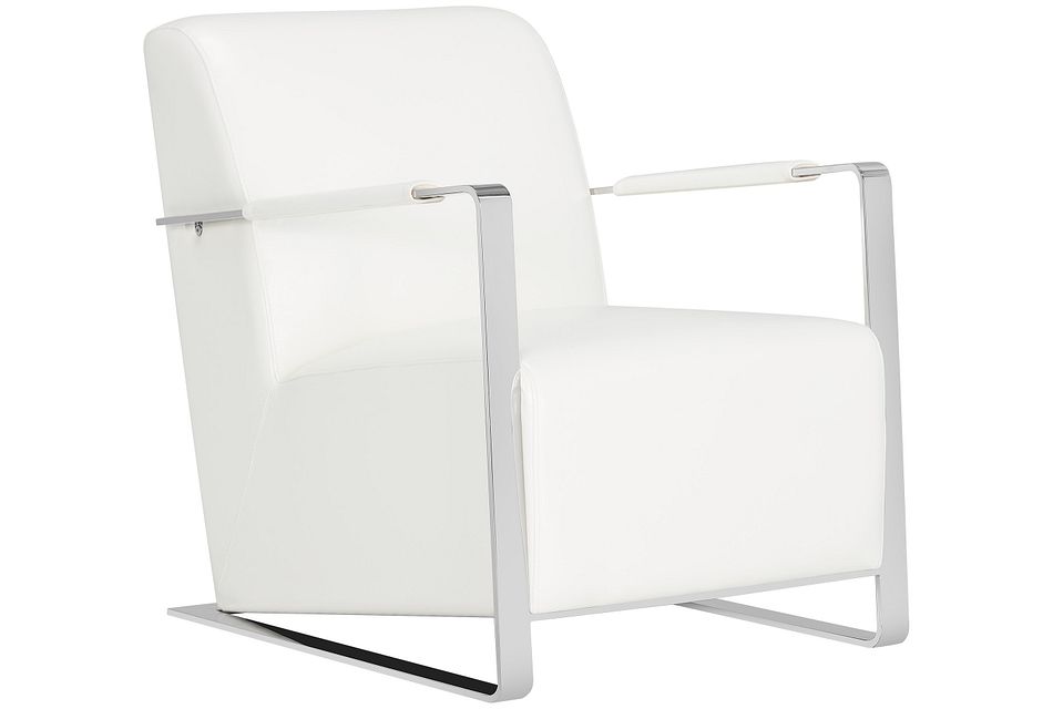 Lee White Uph Accent Chair Home Accents Accent Chairs City Furniture