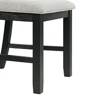 Kalila Black Upholstered Side Chair