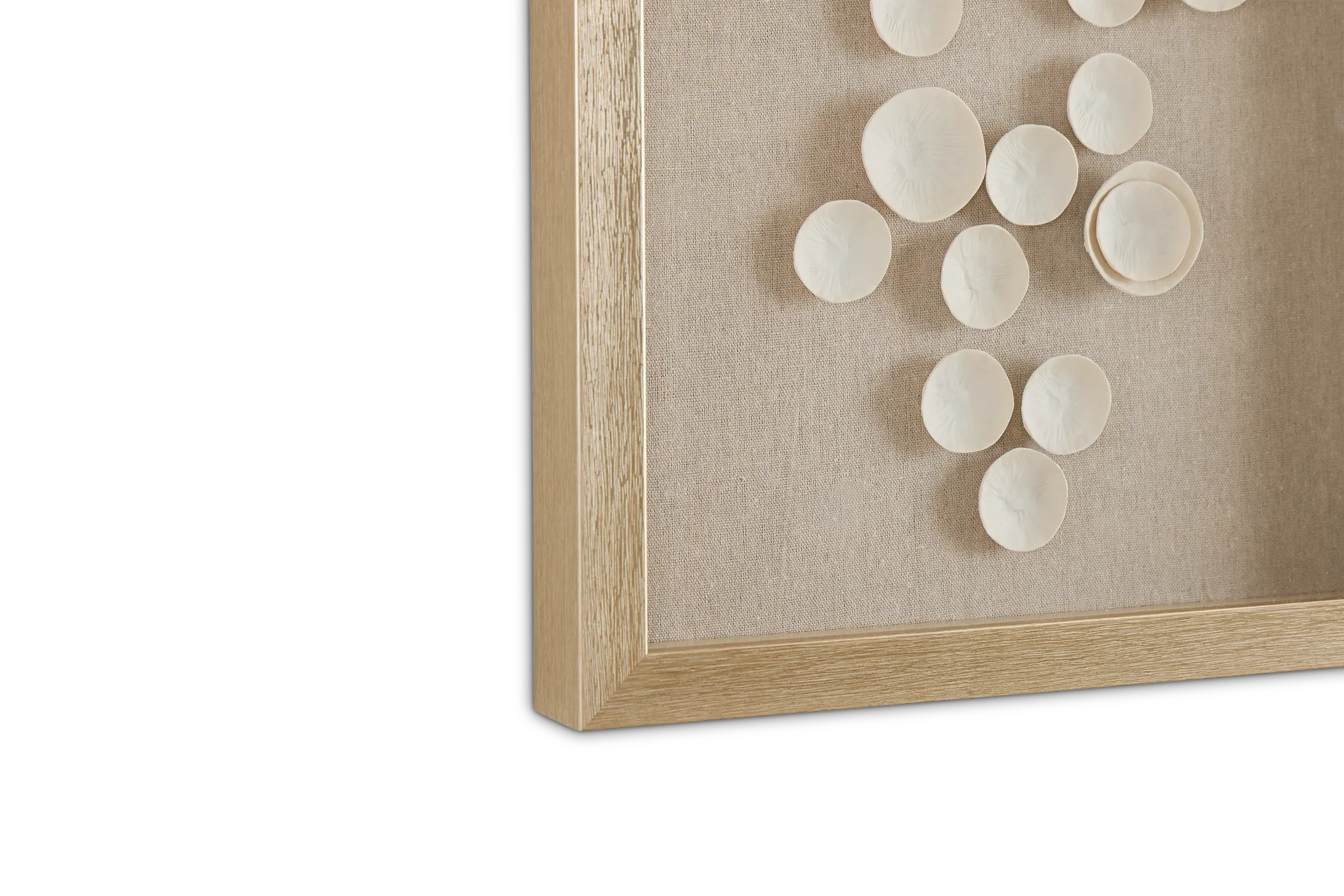 Niraji White Canvas Wall Art