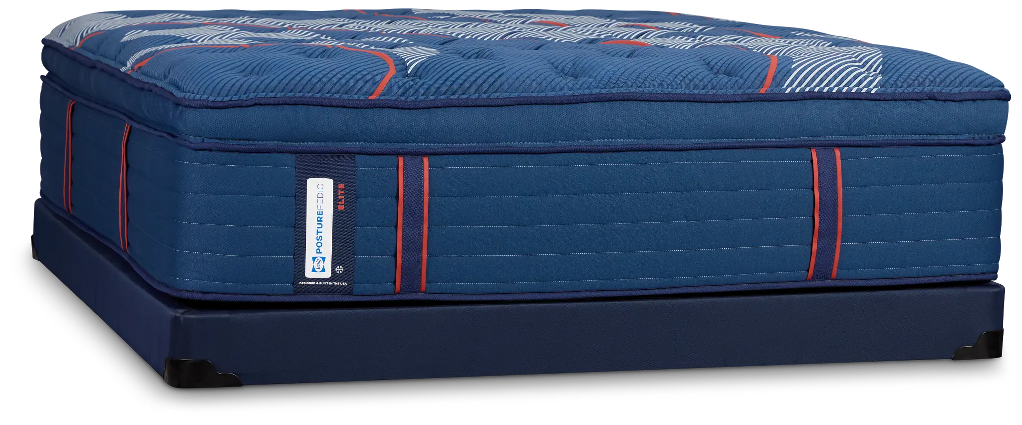 Posturepedic Elite Spring Albany 2 Soft Low-profile Mattress Set Posturepedic Elite Spring Albany 2 Soft Low-profile Mattress Set