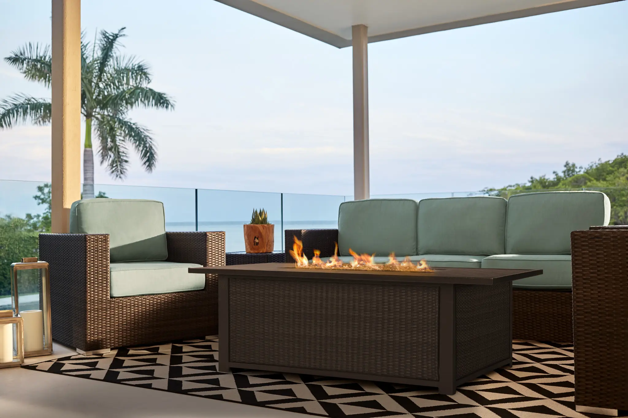 Fina Dark Tone Rect Fire Pit Fina Dark Tone Rect Fire Pit