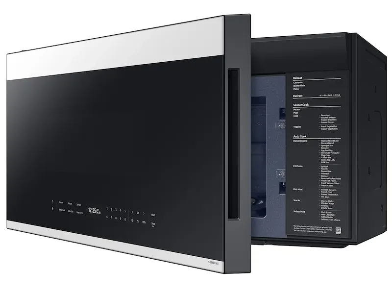 Samsung Bespoke Series White Over-the-range Microwave