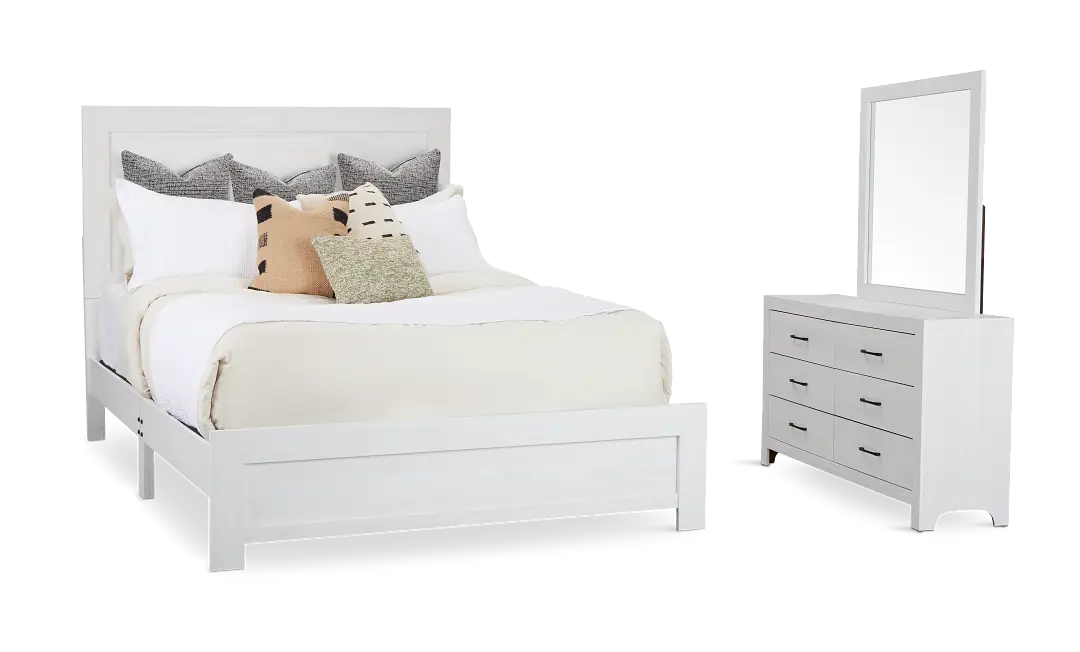 Ollie White Panel Bedroom Ollie White Panel Bedroom